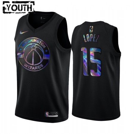 Dres Washington Wizards Robin Lopez 15 Iridescent HWC Collection Swingman - Dječji